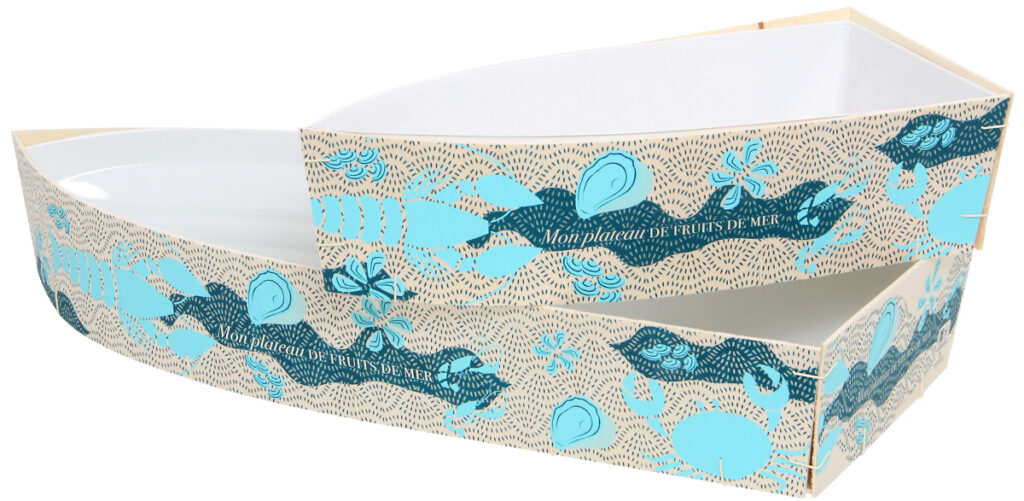 Barque à Huîtres et fruits de mer.